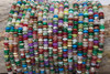 Mixed Gemstones 2x4mm Rondel