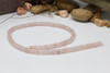 Rose Quartz Polished 3x6mm Wheel