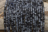 Snowflake Obsidian Polished 2x4mm Wheel
