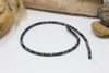Snowflake Obsidian Polished 2x4mm Wheel