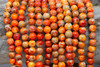 Impression Jasper Polished Orange 8mm Round