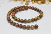 Red Leopardskin Jasper Polished 6mm Round
