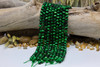Tiger Eye A Grade Dyed Green Polished 8mm Round