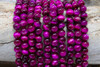 Tiger Eye A Grade Dyed Pink Polished 8mm Round