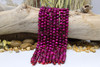 Tiger Eye A Grade Dyed Pink Polished 8mm Round