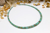 Kingman Turquoise Polished 4-8mm Graduated Heishi / Wheel - Arizona