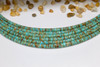 Kingman Turquoise Polished 4-8mm Graduated Heishi / Wheel - Arizona