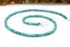 Kingman Turquoise Polished 2x4mm Rondelle