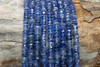 Kyanite Polished 4mm Faceted Rondelle