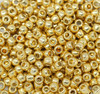 Size 6 Toho Seed Beads -- P471 Galvanized Gold