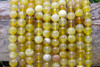 Natural Yellow Opal A Grade Polished 8mm Round