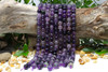 Natural Purple Fluorite Polished 10mm Round