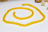 Glass Crystal Polished 4mm Bicone - Yellow