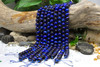 Tiger Eye A Grade Polished Dyed Dark Blue 12mm Round