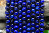 Tiger Eye A Grade Polished Dyed Dark Blue 12mm Round