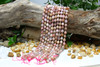 Pink Opal Polished 8mm Faceted Energy Tube