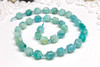 Brazil Amazonite Polished 8mm Faceted Energy Tube