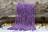 Natural Jade Polished Dyed Lavender 8mm Round
