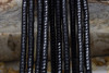 Black Onyx Polished 3x6mm Wheel