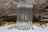 Sterling Silver Plated Hematite Polished 6x10mm Rondelle