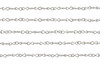 Silver 5x2mm Figure 8 Chain- Sold By 6 Inches
