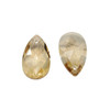 Swarovski 6106 22mm Pendant Pear drop - Gold Shadow