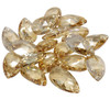 Swarovski 6106 22mm Pendant Pear drop - Gold Shadow