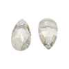 Swarovski 6106 28mm Pendant Pear drop - Silver Shade