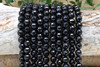Black Tourmaline Polished 10mm Faceted Round