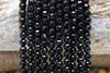 Black Tourmaline Polished 8mm Faceted Round
