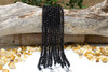 Black Tourmaline Polished 6mm Faceted Round