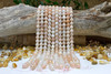 Pink Aventurine Plated Polished 10mm Faceted Round