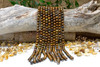 Yellow Tiger Iron Polished 8mm Round
