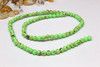 Reconstructed Manmade Turquoise & Shell 4mm Round - Green