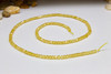 Yellow Zircon CZ AA Grade Polished 2x3mm Faceted Rondelle