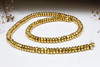 Gold Plated Hematite Polished 3x6mm Faceted Rondel