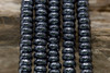 Czech Glass 4mm Rondelle -- Hematite