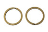30x2mm Bronze Plated Brass Key Ring