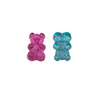 Gummy Bear 18x11mm Acrylic Beads - Transparent Mix - Package of 20
