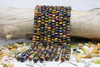 Tiger Eye Polished 6x10mm Faceted Rondel Galaxy - Mixed Colors
