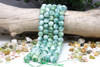 Green Angelite A Grade Polished 14mm Round