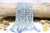 Aquamarine Polished 8x10mm Faceted Cylinder