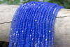 Glass Crystal Polished 4mm Bicone - Light Blue