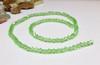 Glass Crystal Polished 4mm Bicone - Light Green