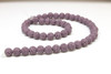 Lava Rock Lavender 8mm Round