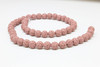 Lava Rock Pink 8mm Round