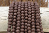 Lava Rock Brown 8mm Round