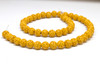 Lava Rock Yellow 8mm Round