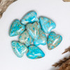 Aqua Terra Jasper 15x20mm Puffy Heart