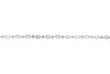 Silver 4x2mm Oval link Chain - Sold By 6 Inches